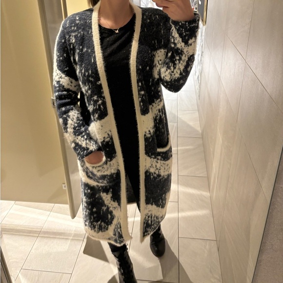 SAGE The Label Monochrome Women's Cardigan Size M - Picture 15 of 16